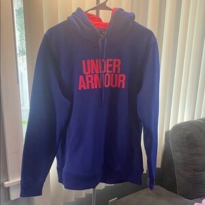 Under Armour Royal Blue Sweater with Red Logo